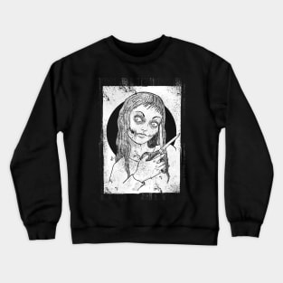 Carved (White print) Crewneck Sweatshirt